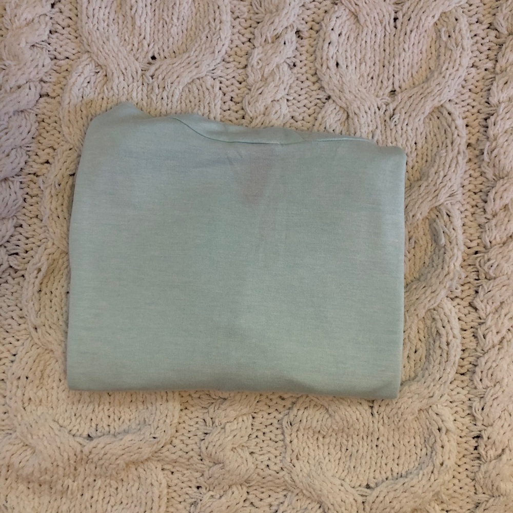 LLD // mint color soft hoodie
